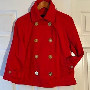 RALPH LAUREN Red Jean/Denim Jacket